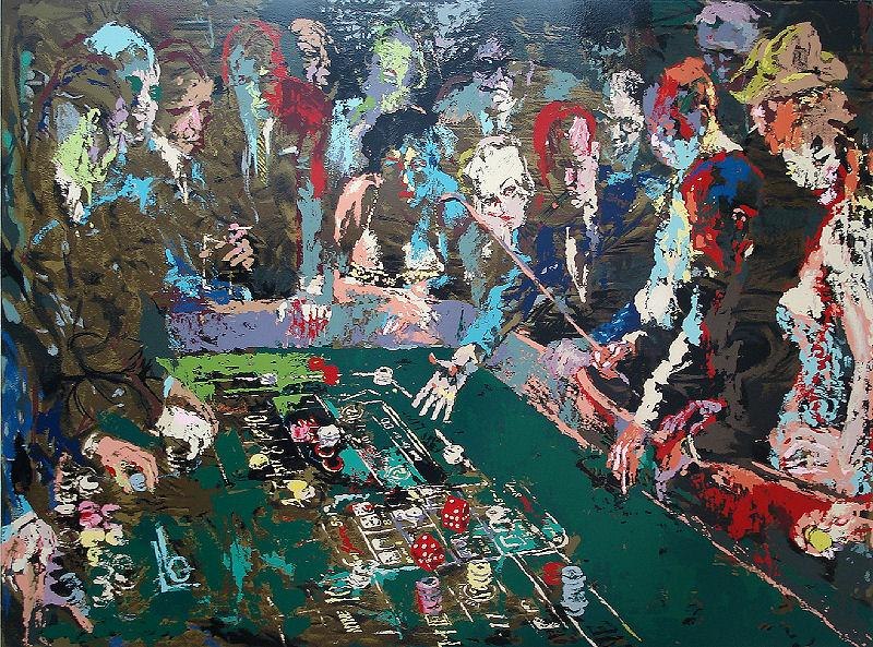 Leroy Neiman Vegas Craps